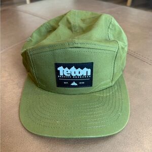 Teton Gravity Research Green Camp Hat Adjustable Outdoor Cap